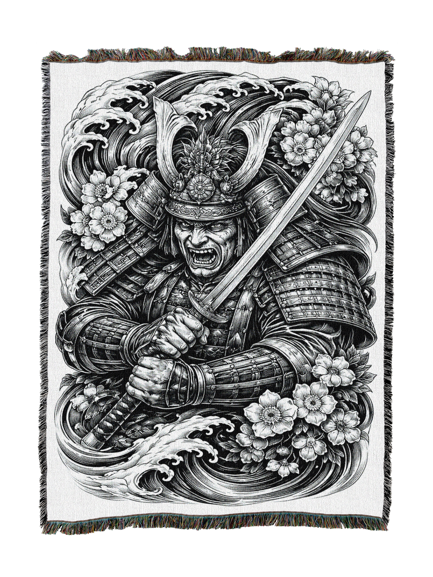 Irezumi Warrior Blanket