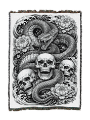 Irezumi Serpent Blanket