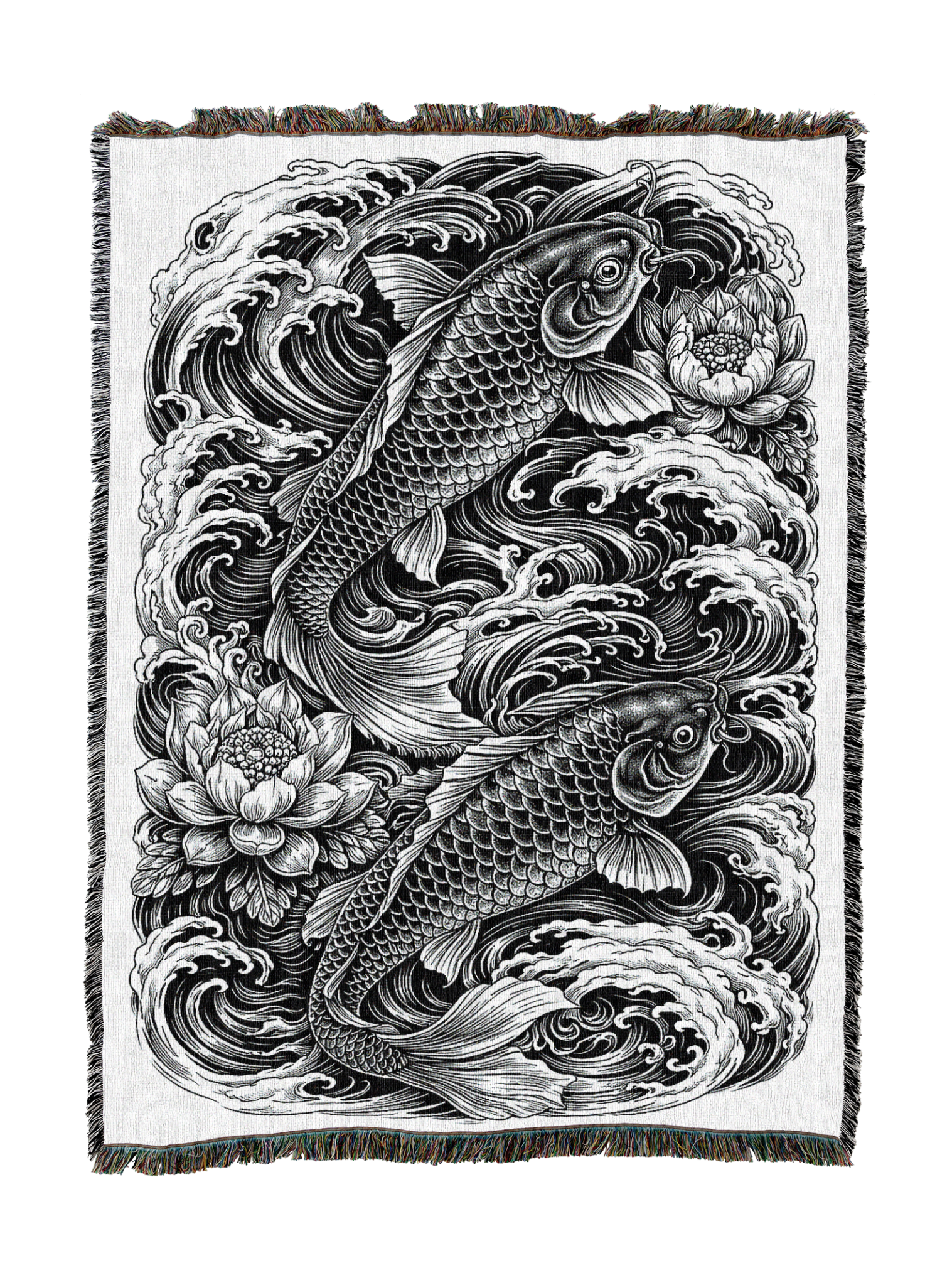 Irezumi Koi Blanket