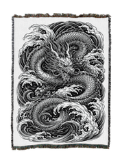 Irezumi Dragon Blanket