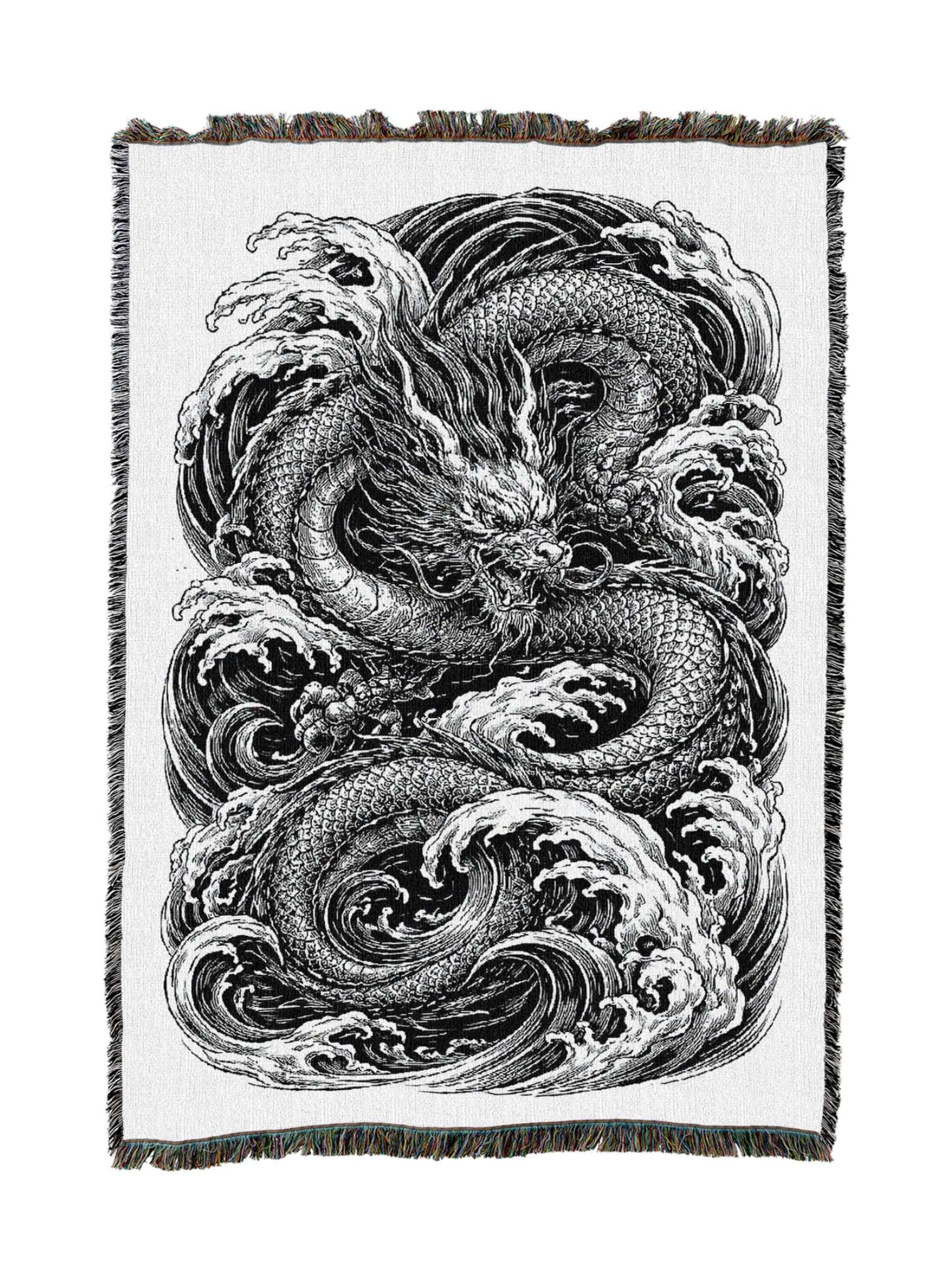 Irezumi Dragon Blanket