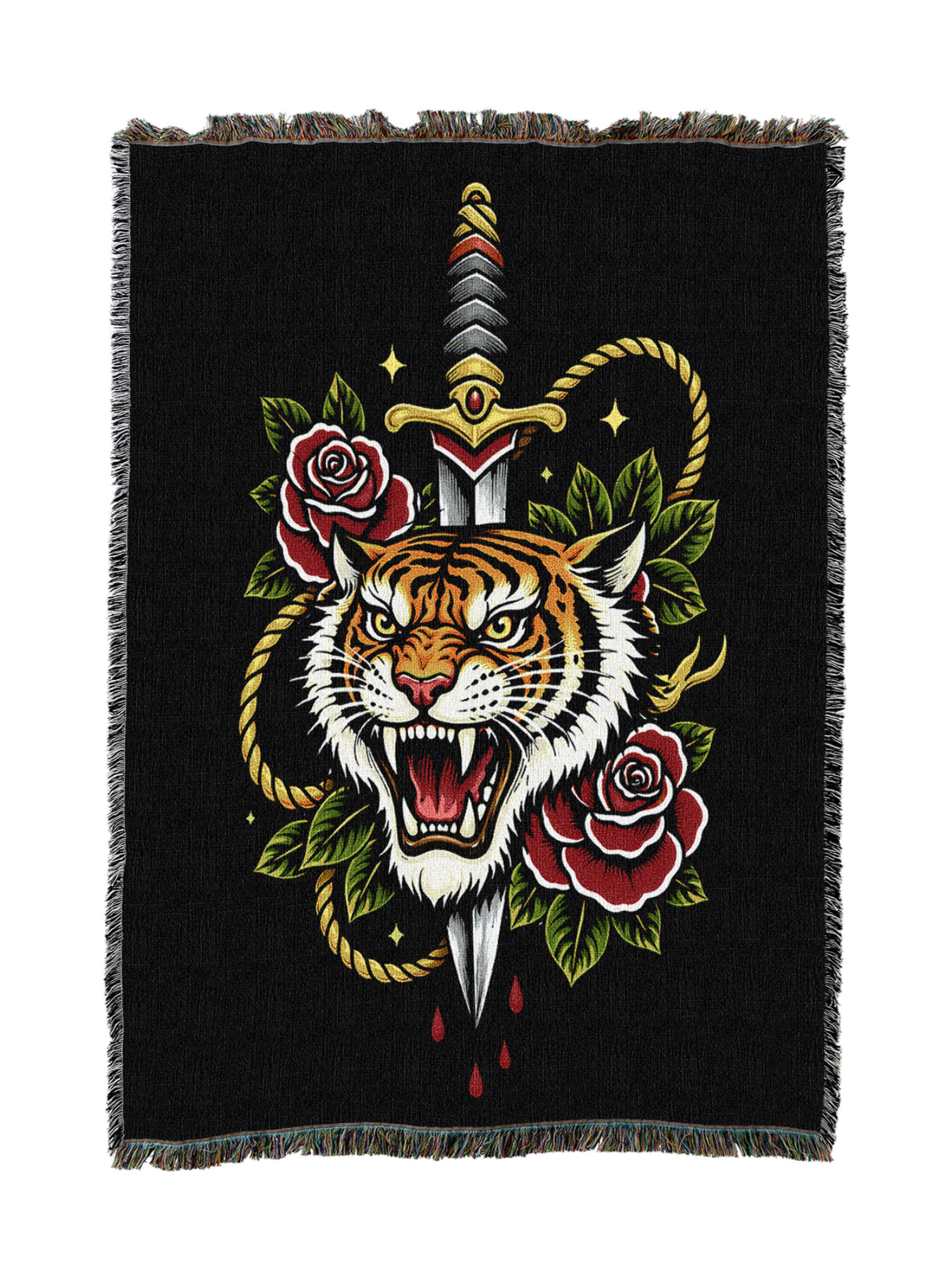 American Trad Tiger Blood Blanket