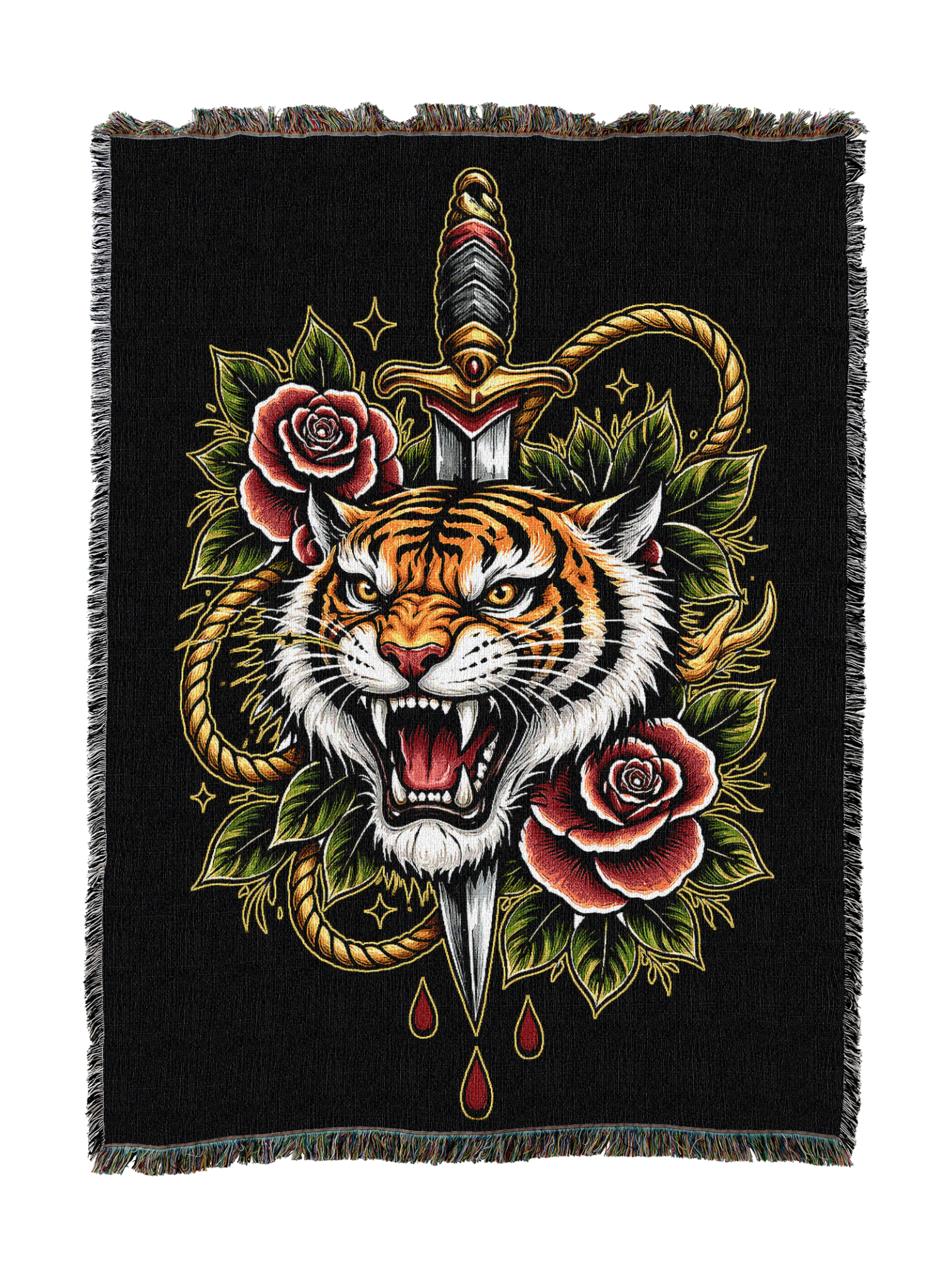 American Trad Tiger Blood Blanket