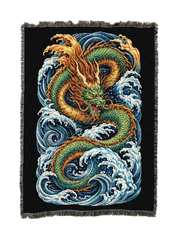 Irezumi Dragon Blanket