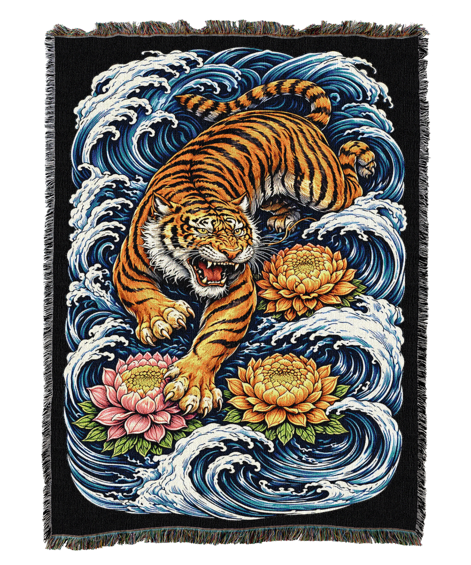 Irezumi Tiger Blanket