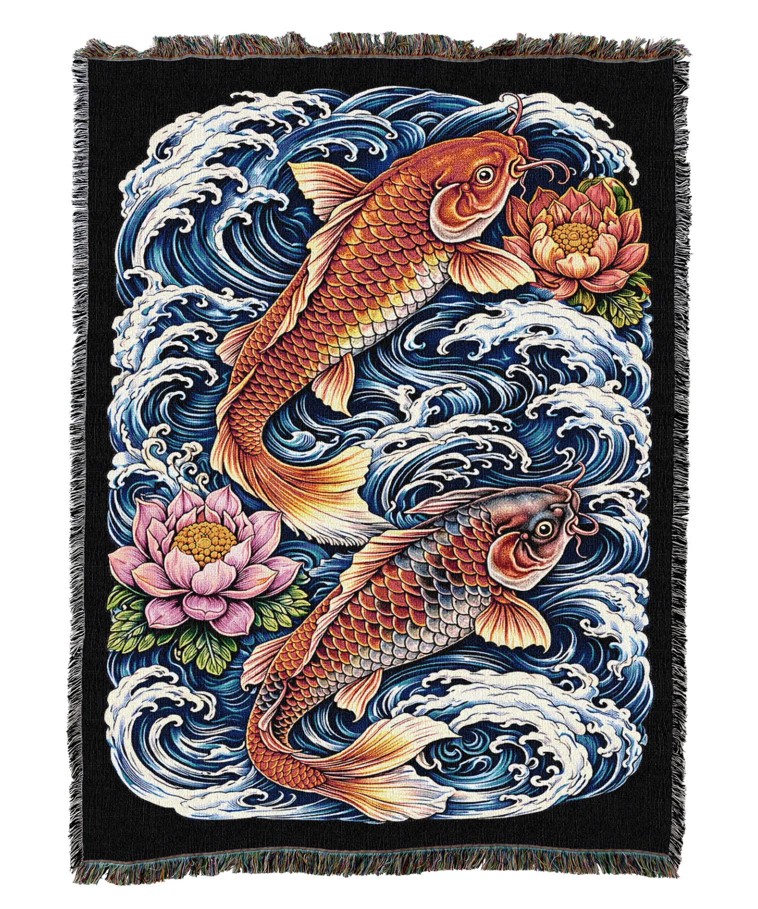 Irezumi Koi Blanket