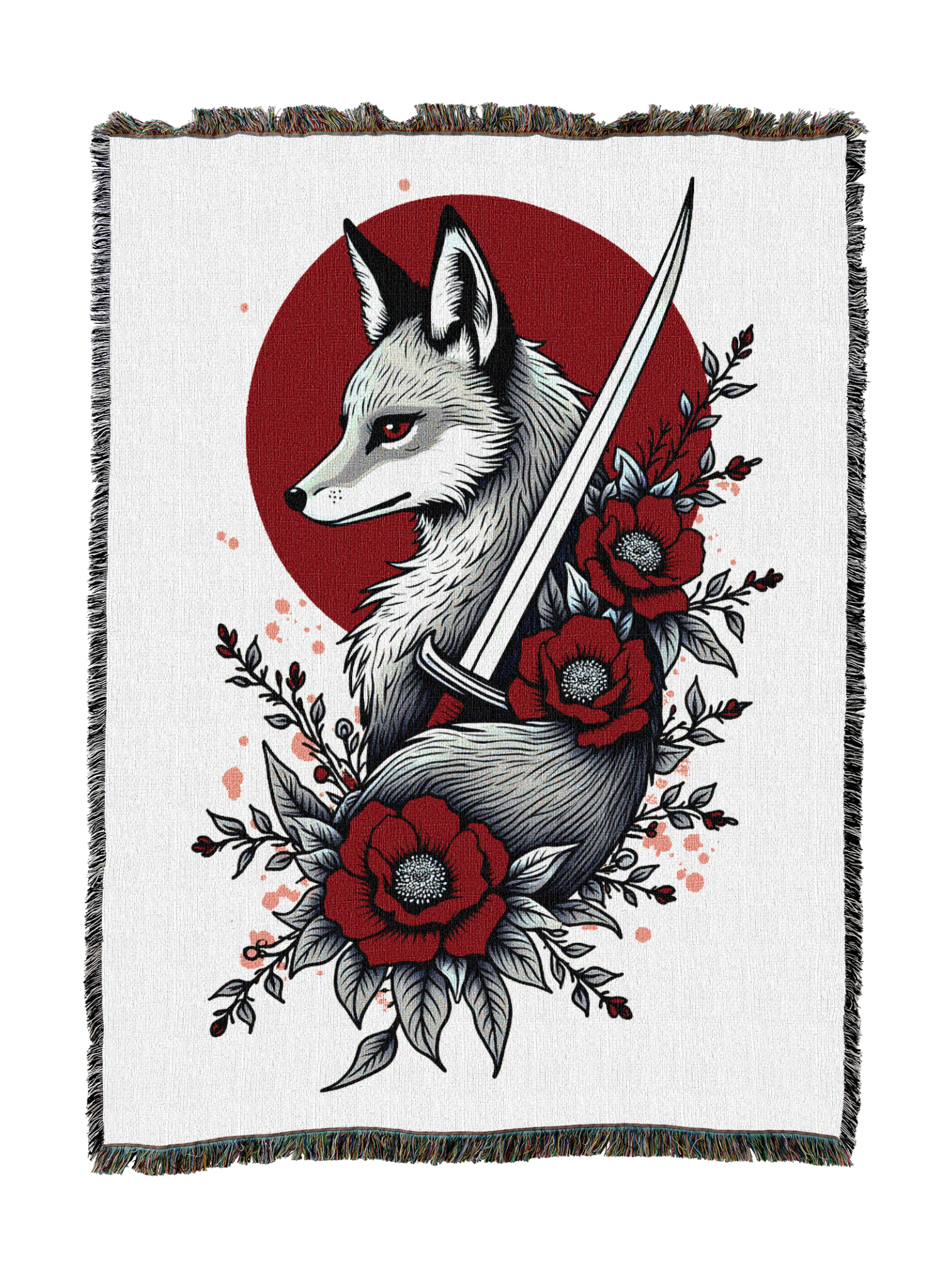 Vermilion Fox Blanket