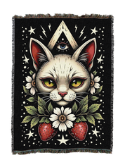 Strawberry Cat Blanket
