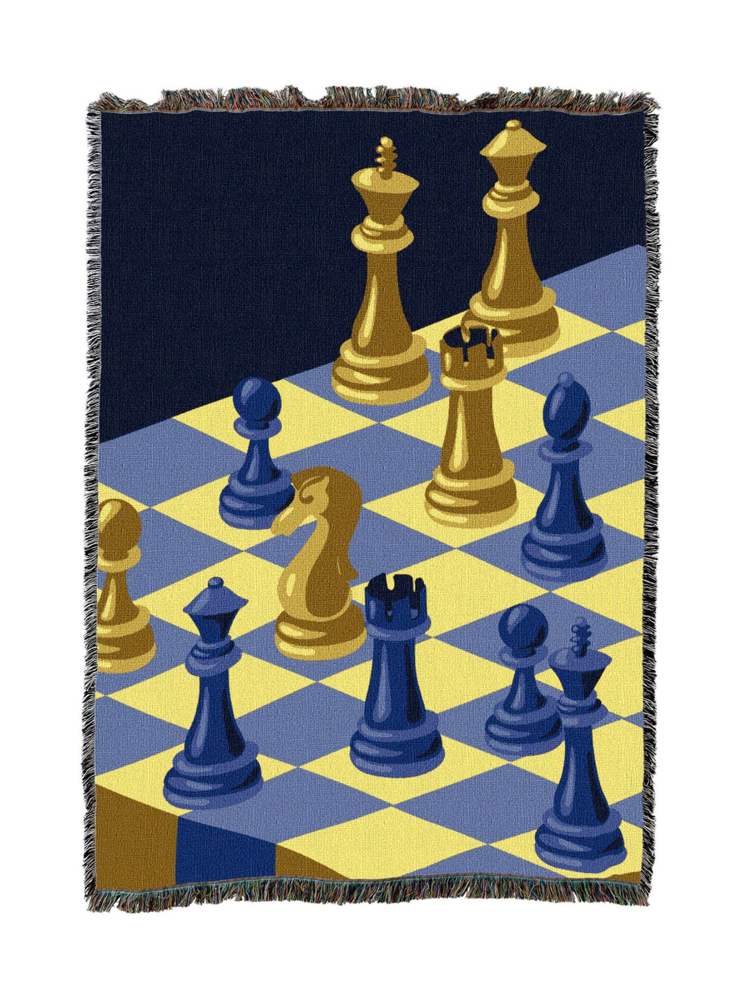 Chess Board Drop Blanket