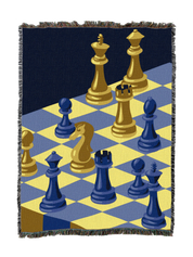 Chess Board Drop Blanket