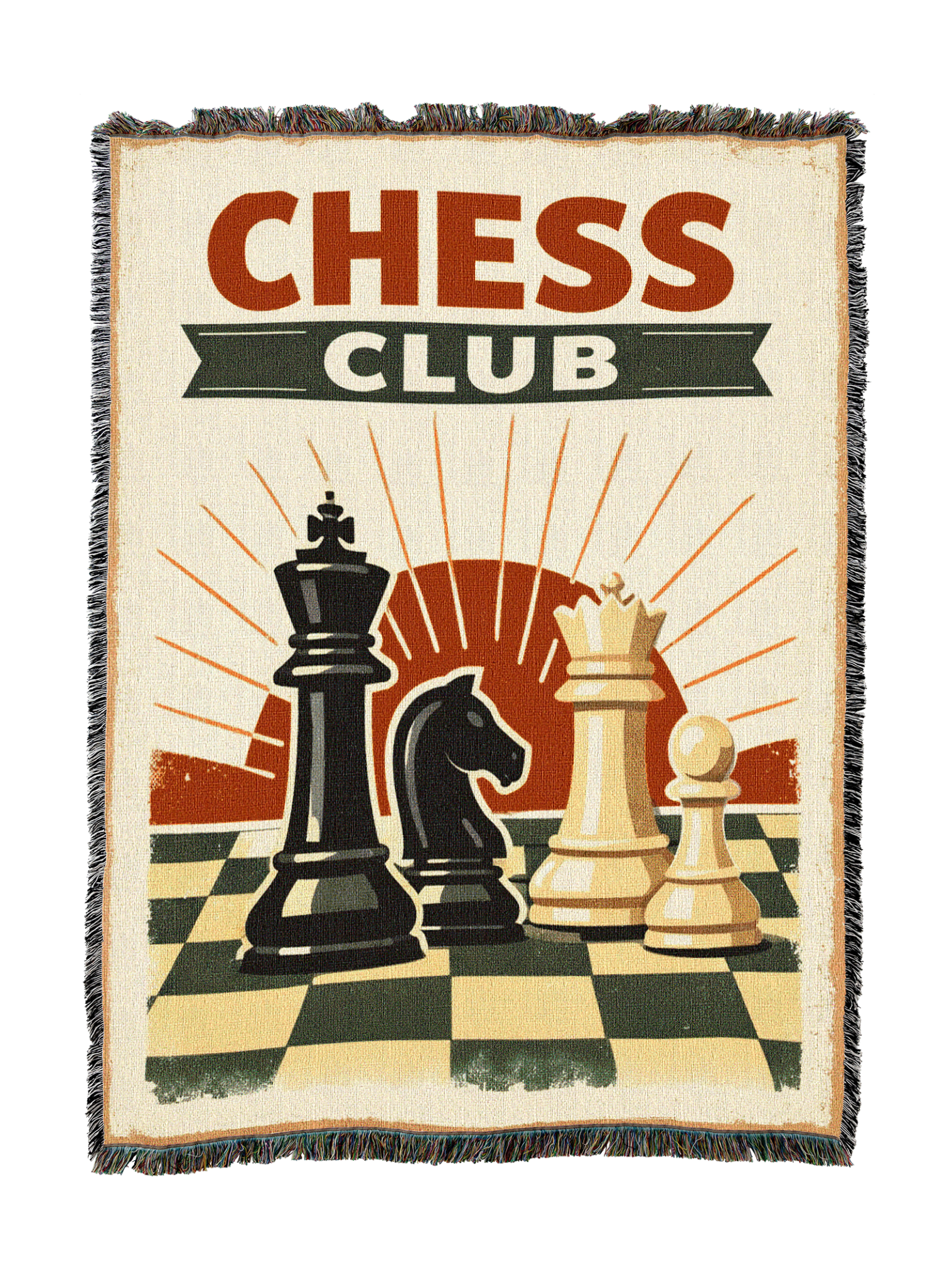 Chess Club Blanket