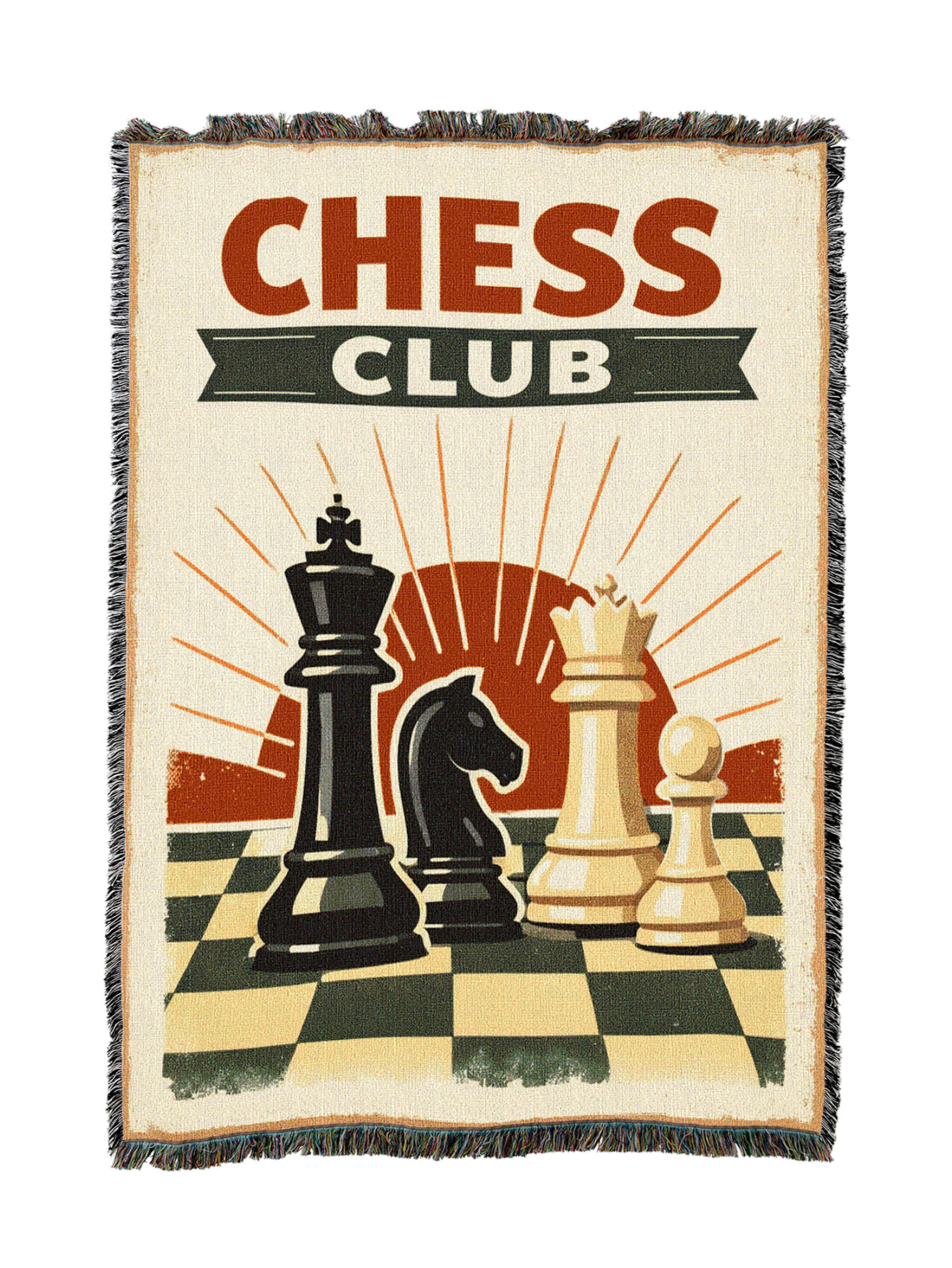 Chess Club Blanket