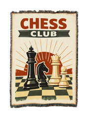 Chess Club Blanket