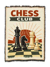 Chess Club Blanket