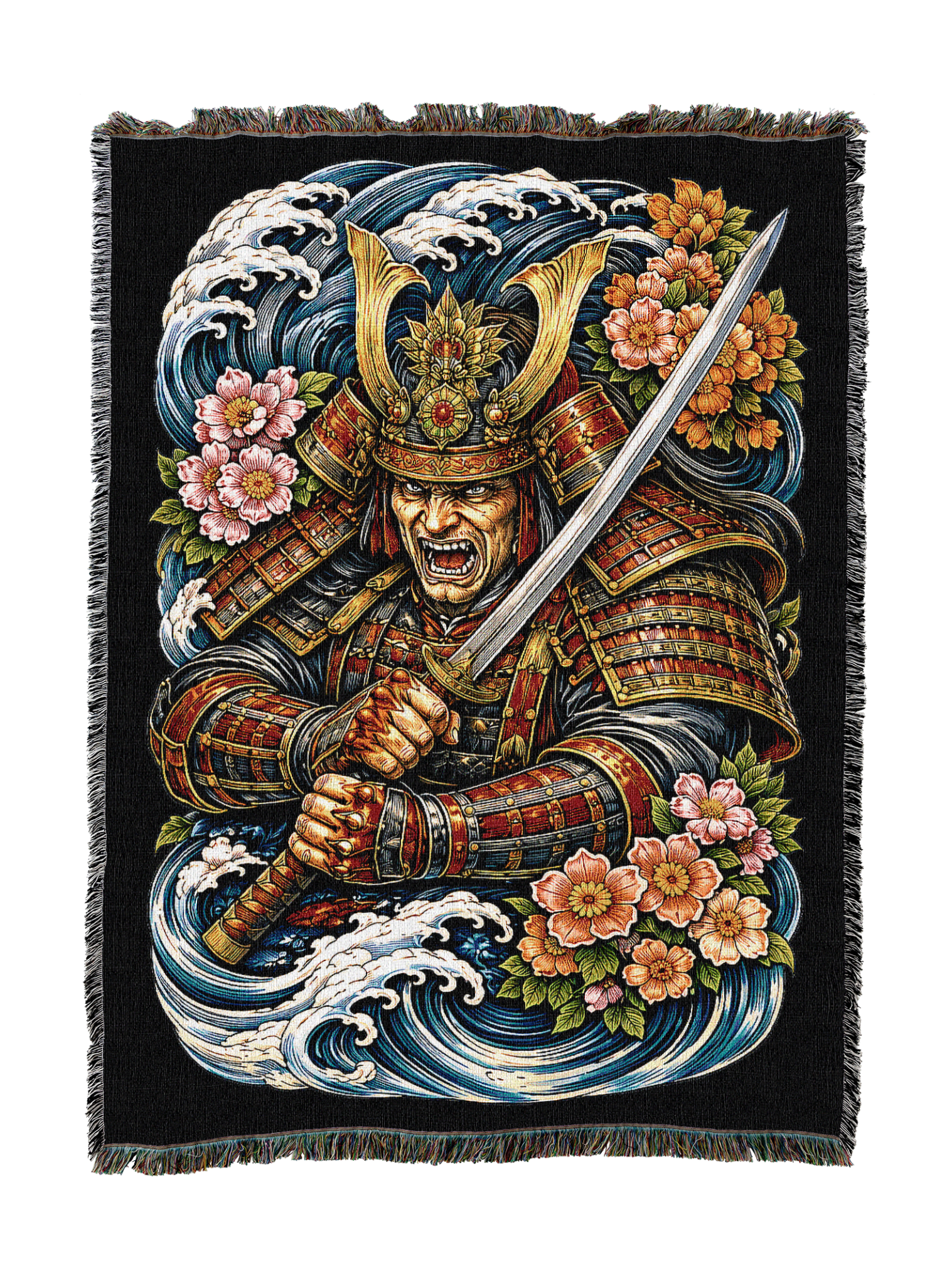 Irezumi Warrior Blanket
