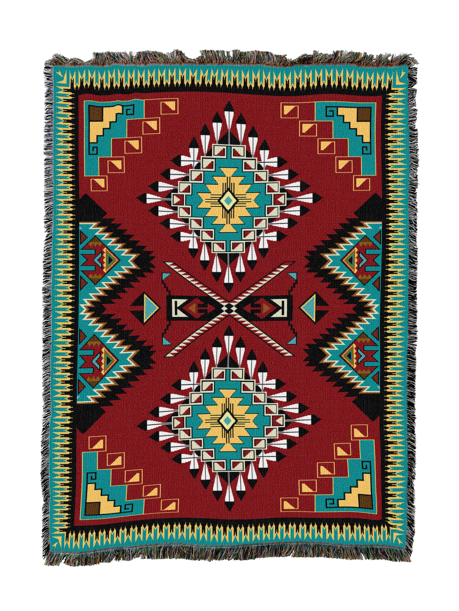 Brazos Turquoise Blanket