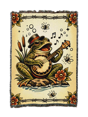 Froggy Banjo Blanket