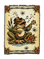 Froggy Banjo Blanket