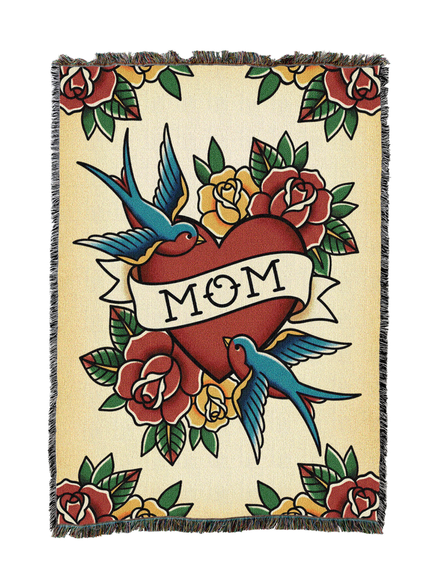 I Heart Mom American Trad Blanket