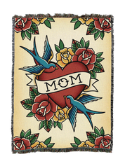 I Heart Mom American Trad Blanket