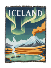 Iceland Travel Blanket