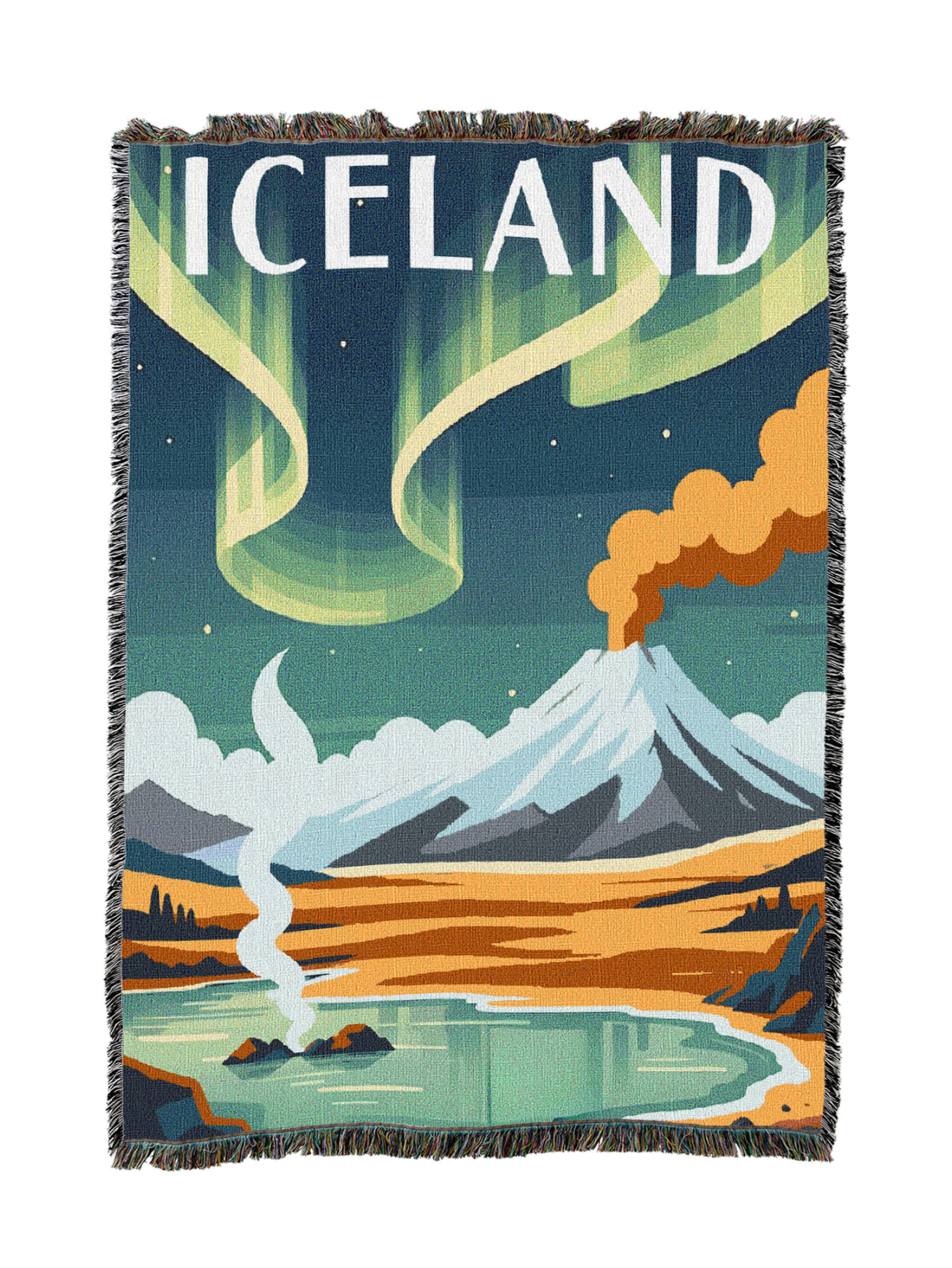 Iceland Travel Blanket