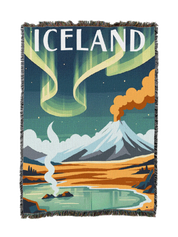 Iceland Travel Blanket