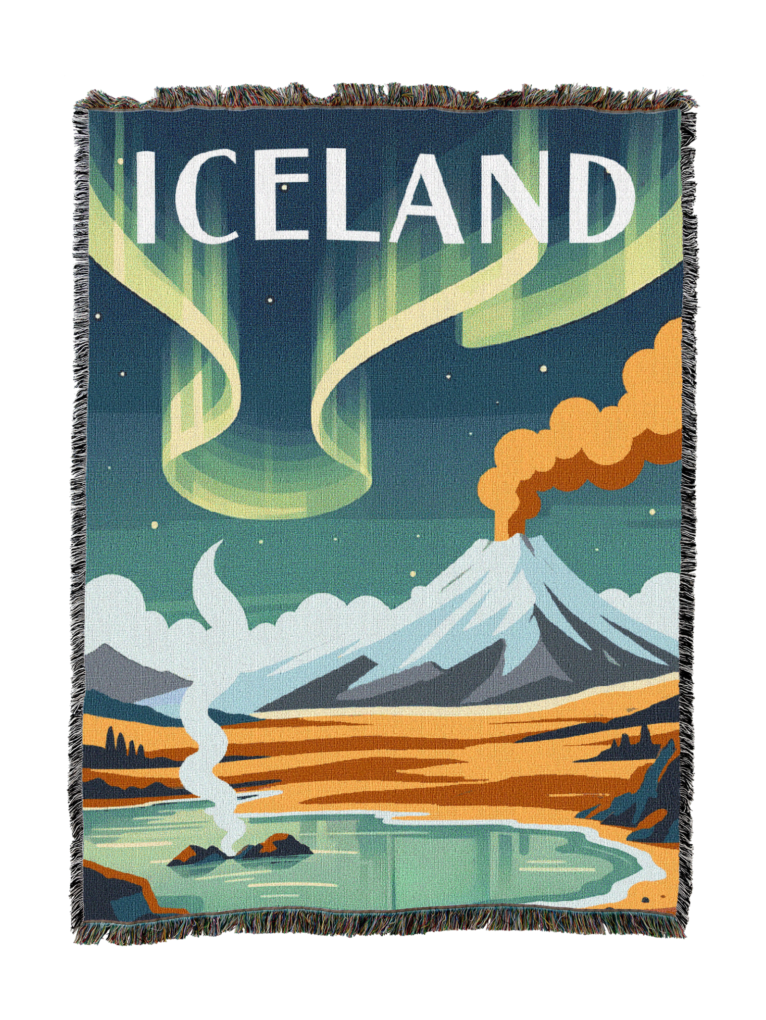 Iceland Travel Blanket