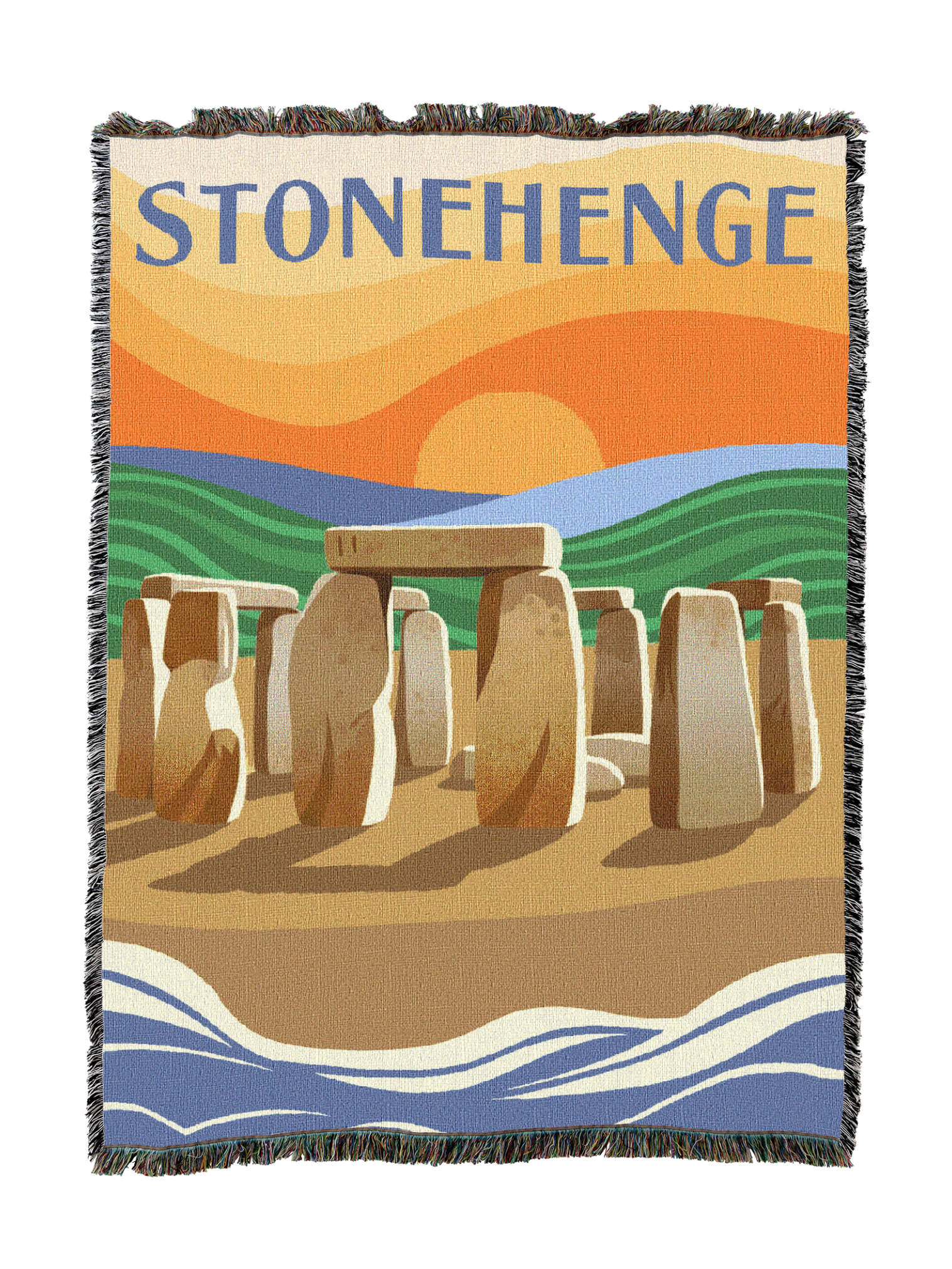 Stonehenge Travel Blanket