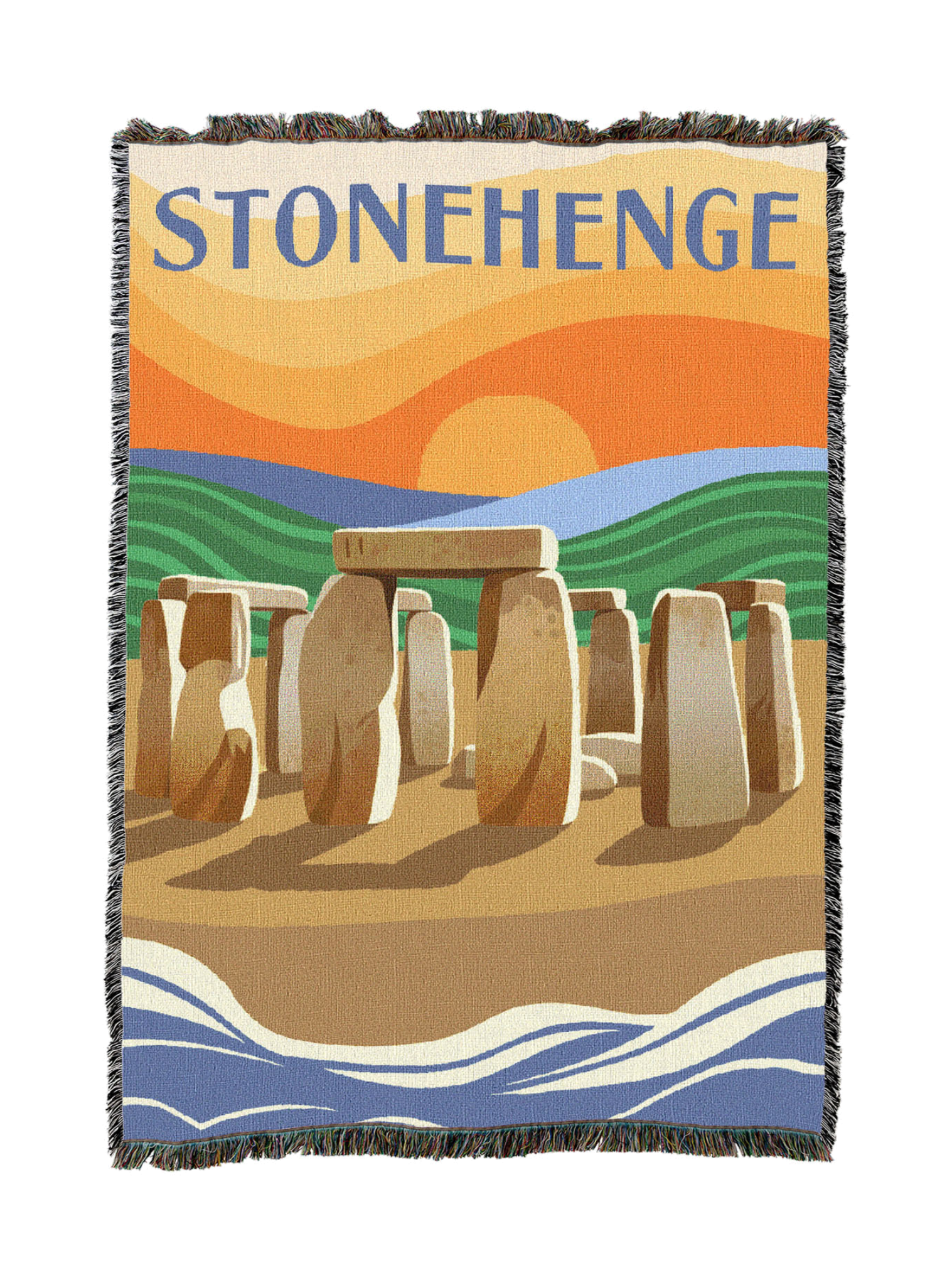 Stonehenge Travel Blanket