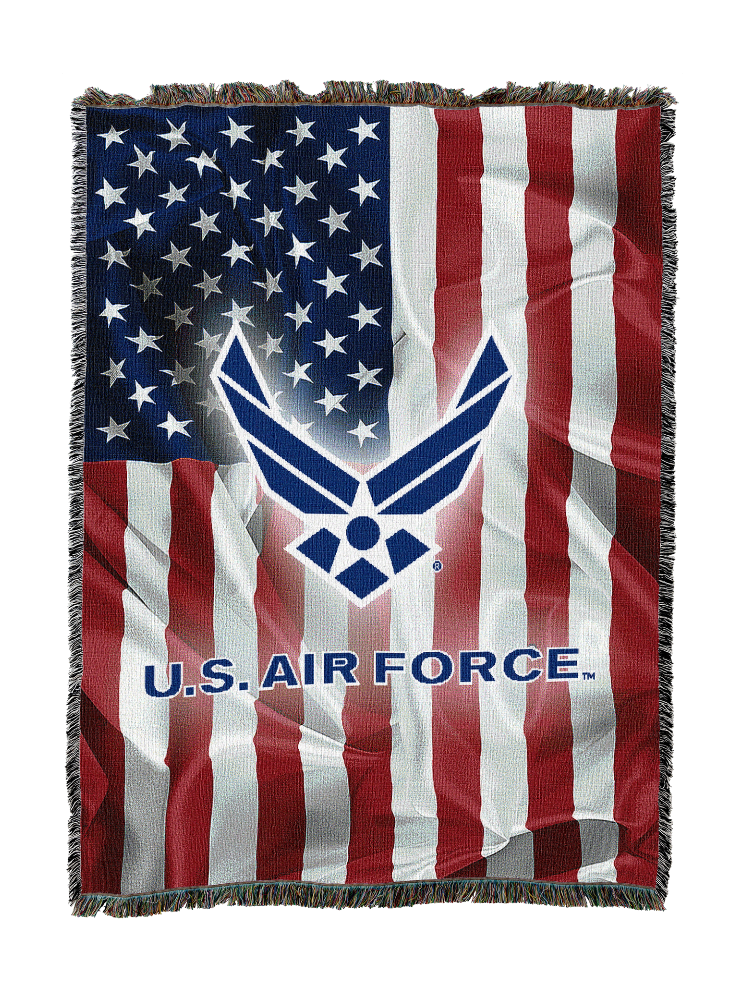 Airforce Tattered Flag Blanket