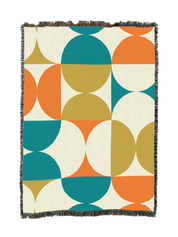 Bauhaus Shapes Blanket