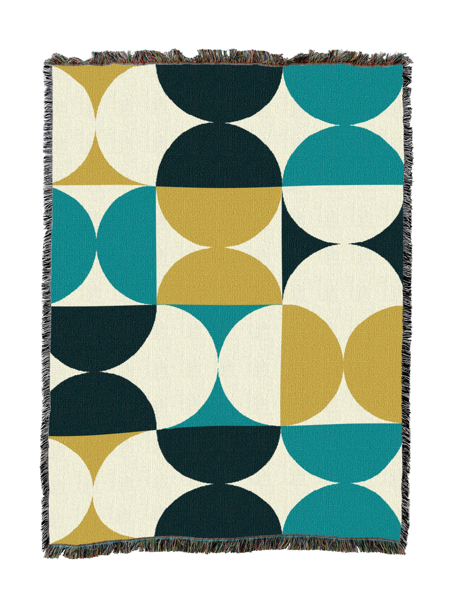 Bauhaus Shapes Blanket
