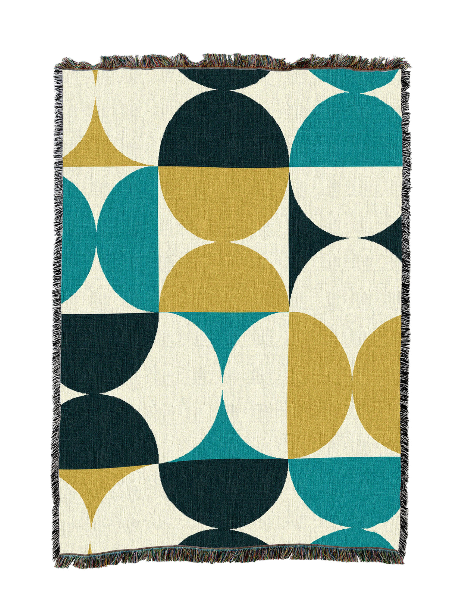 Bauhaus Shapes Blanket