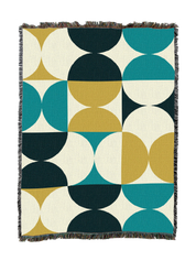 Bauhaus Shapes Blanket