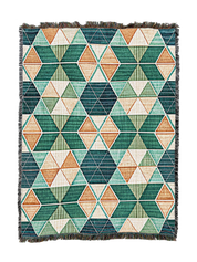 Mid Mod Triangles Blanket