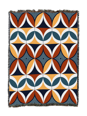 Retro Modern Shapes Blanket