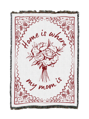 Home Is Where My Mom Is Blanket