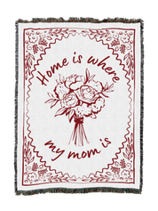 Home Is Where My Mom Is Blanket