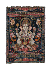 Floral Lotus Blanket