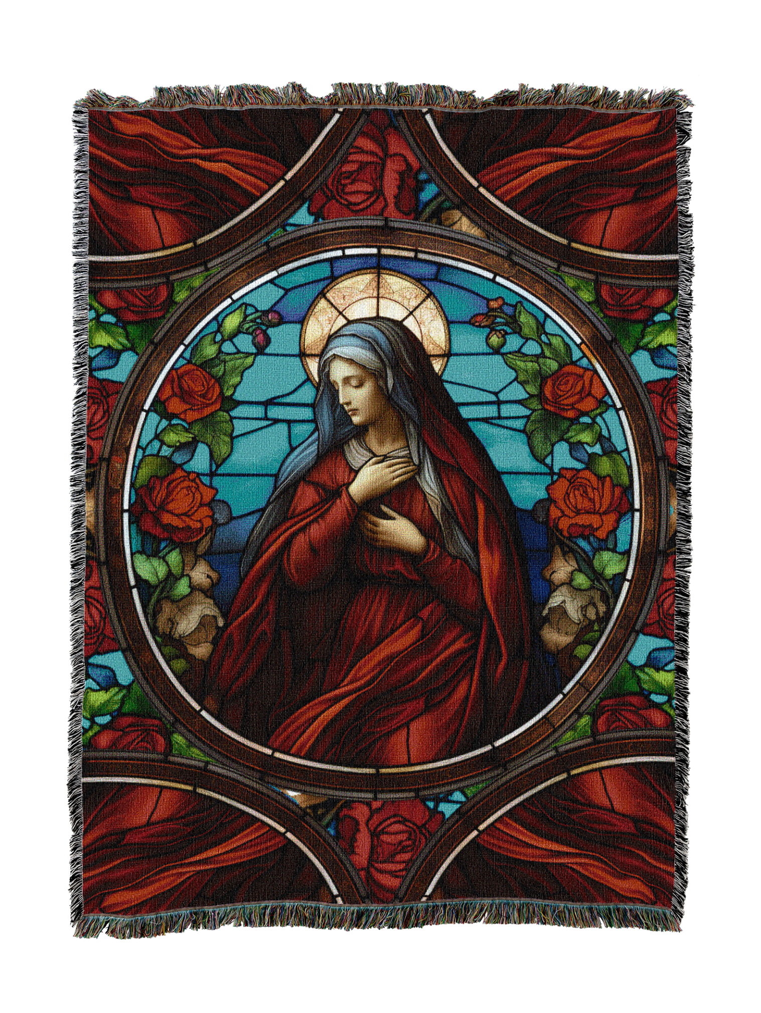 Mary Rose Stained Glass Blanket