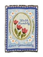Walk Humbly Blanket