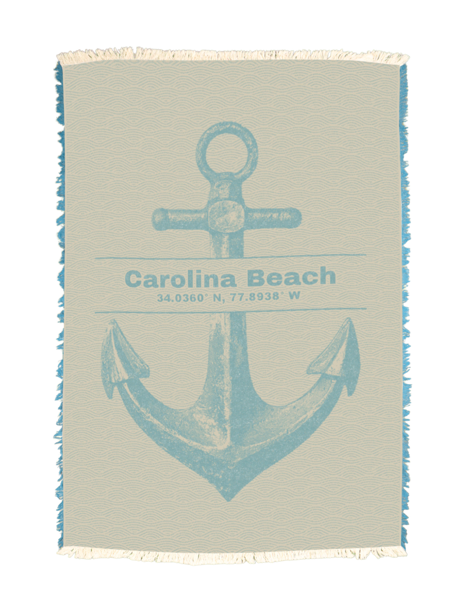 Carolina Beach Anchor Towel
