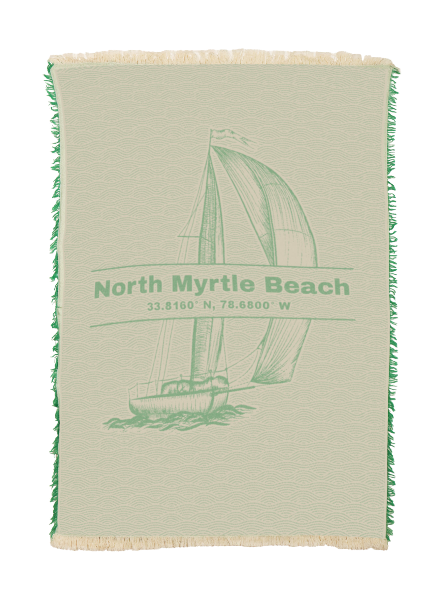 Sailing In North Myrtle Beach Towel