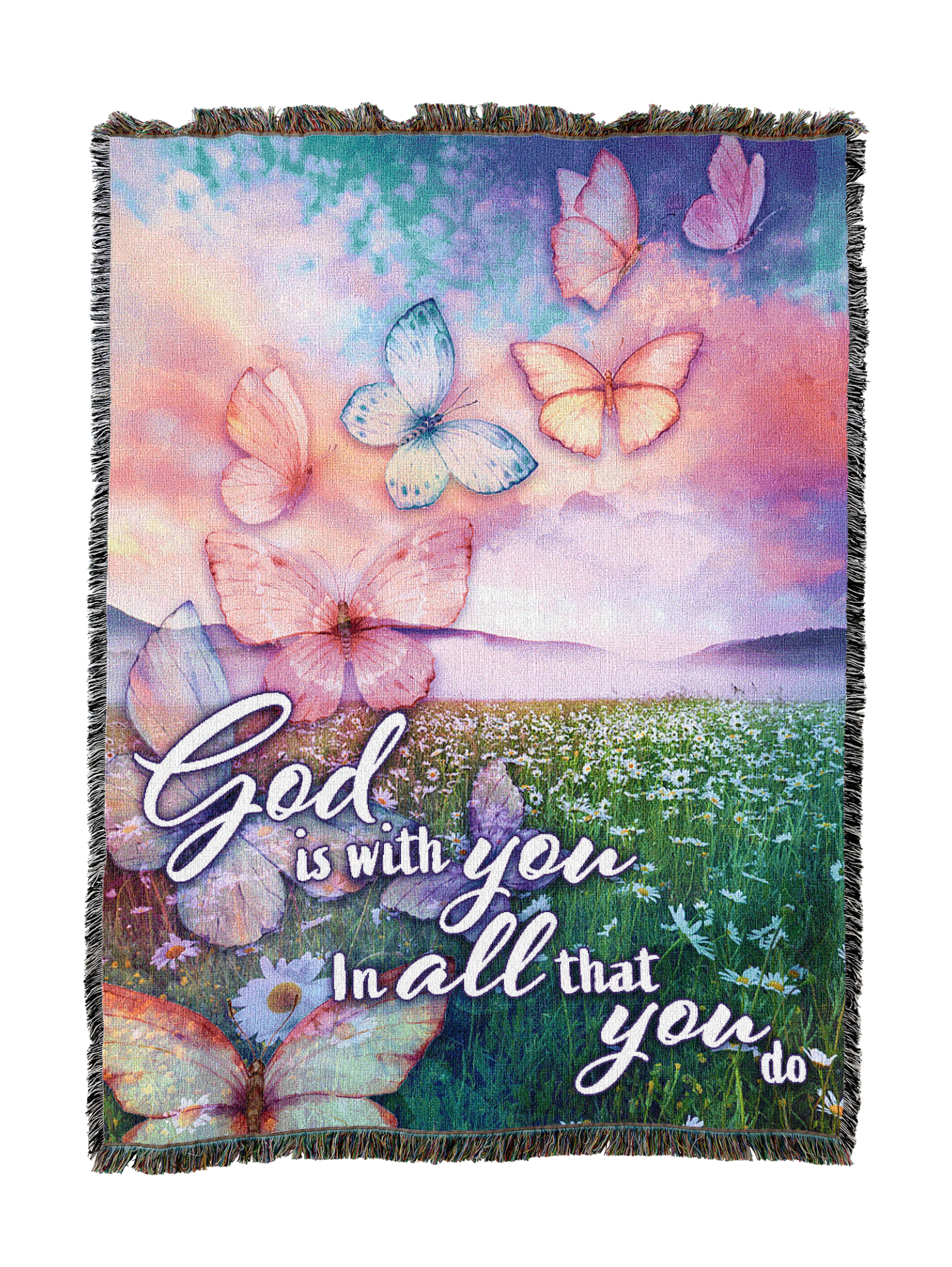 God Is With You Blanket