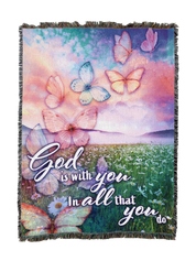 God Is With You Blanket