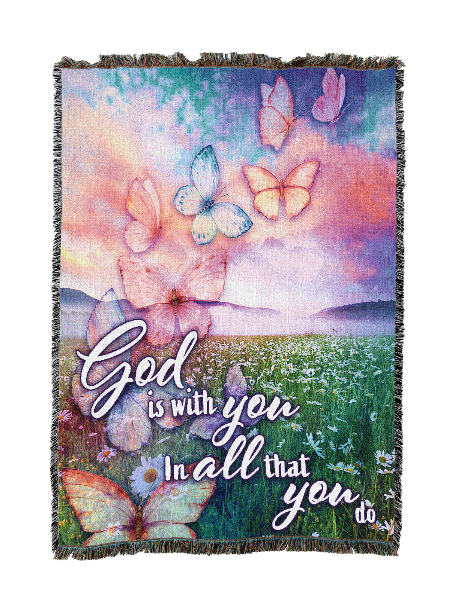 God Is With You Blanket