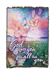 God Is With You Blanket