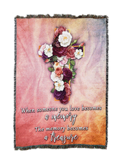 Floral Cross Blanket