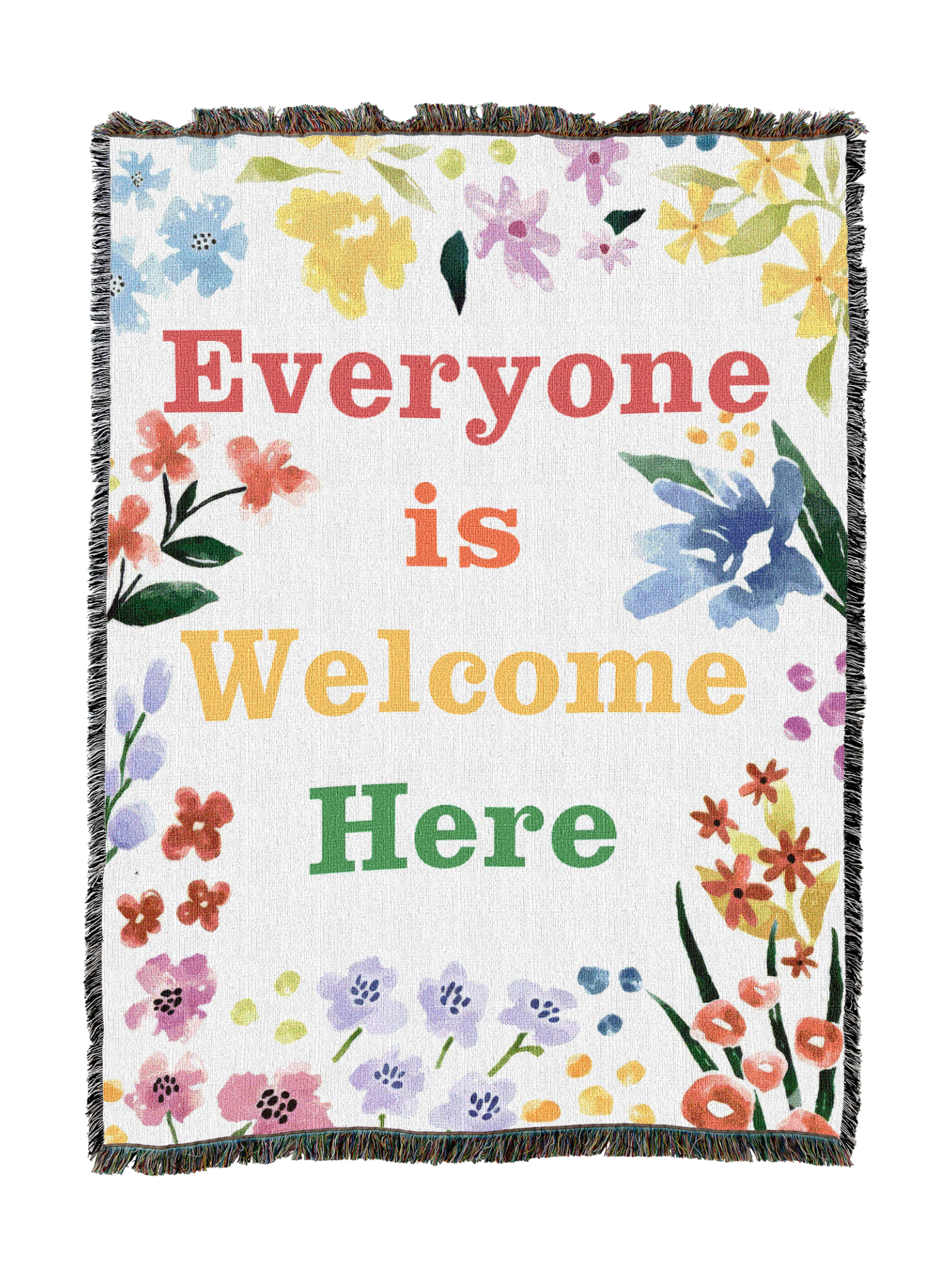 Floral Welcome Blanket